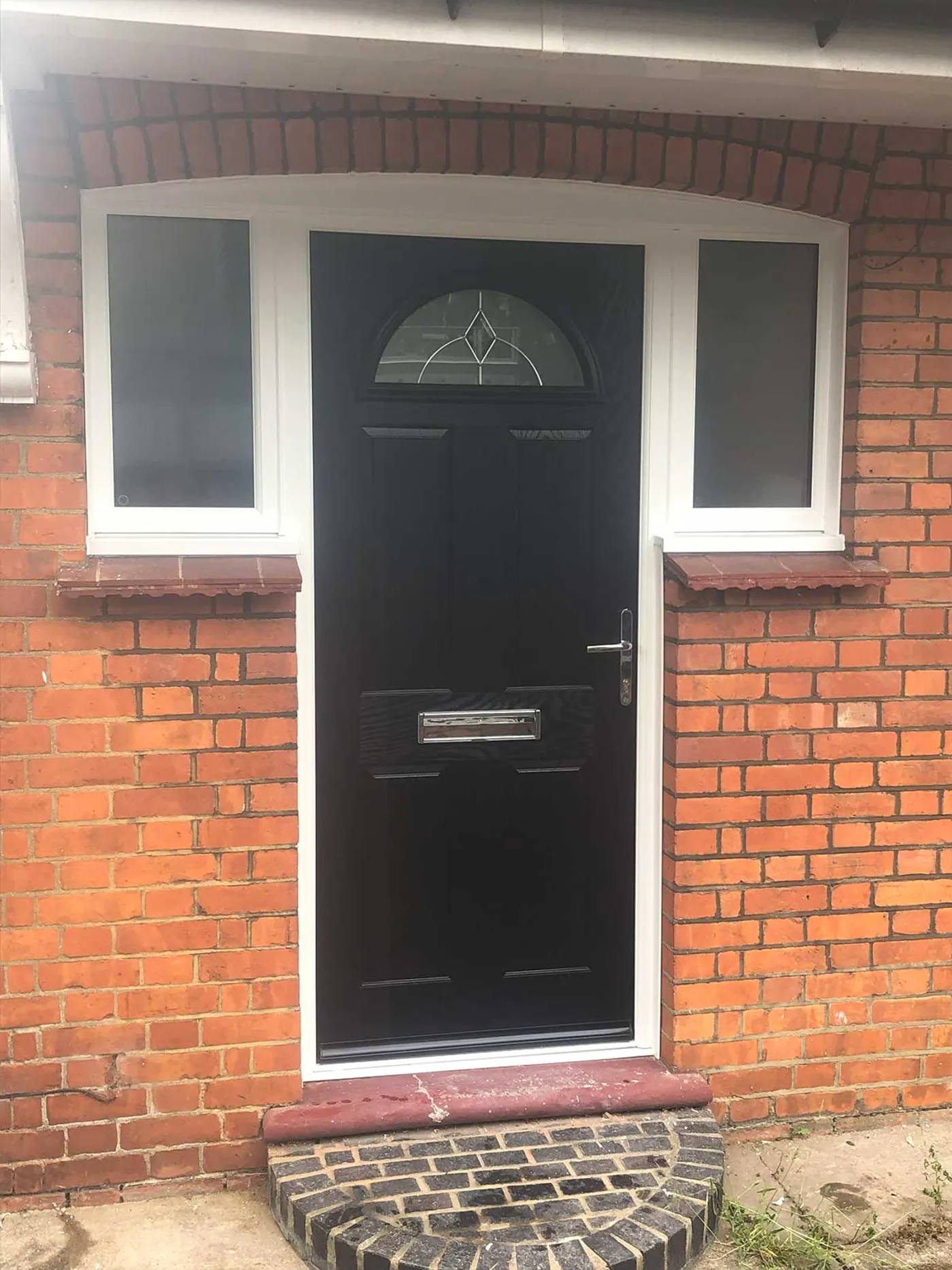 Black Composite Door fitted in Northampton