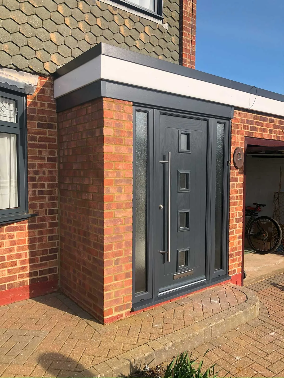 Grey Composite Door fitted in Northampton
