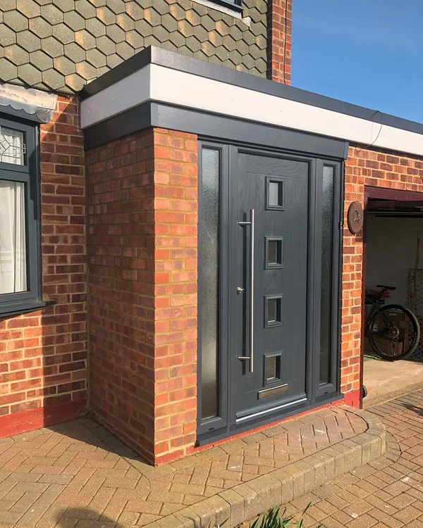 Grey Composite Door fitted in Northampton