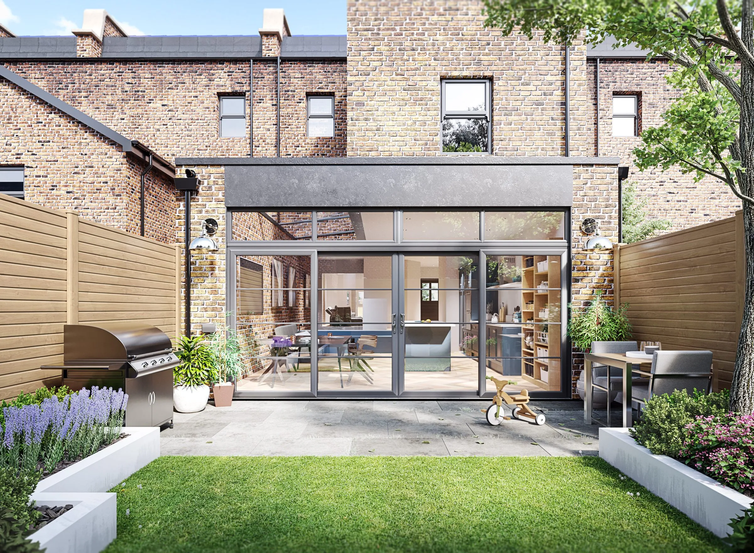 Patio doors in Anthracite Grey