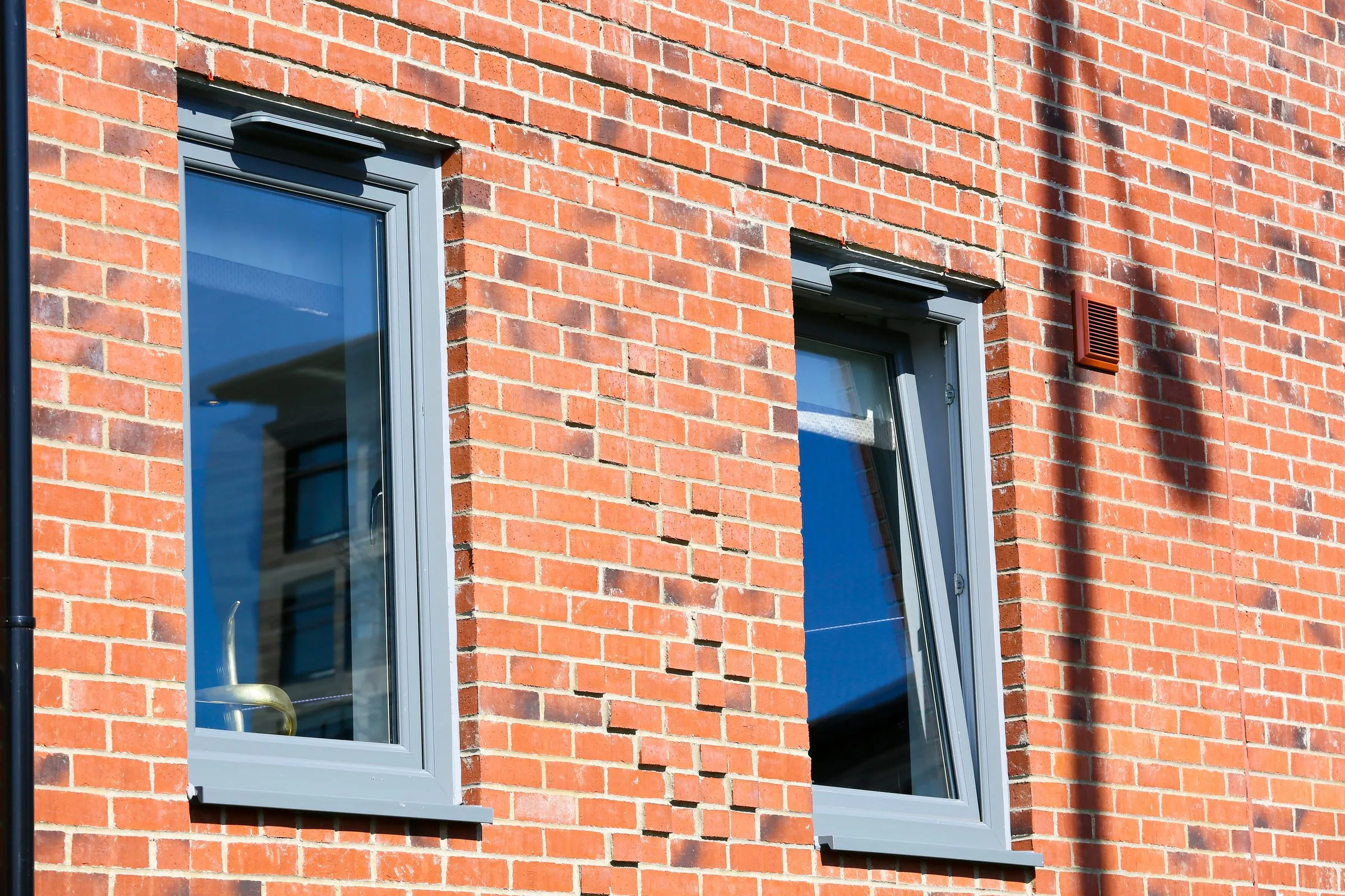 Tilt & turn windows in Basalt Grey