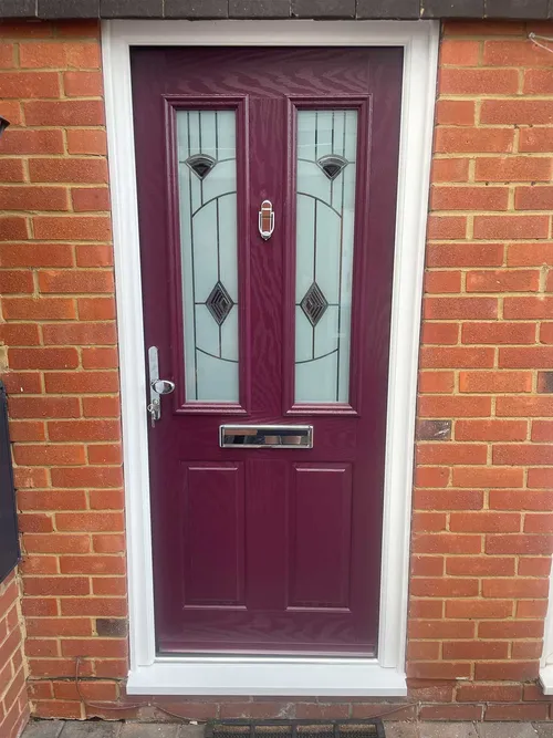 Red Composite Door