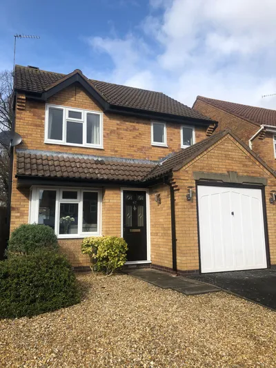 Full House UPVC Windows and Black Composite Door fitted in Northampton