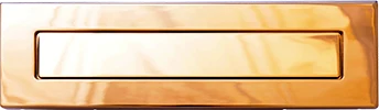 Architectural letterplate in Gold