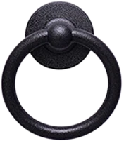 Bull ring in Antique Black