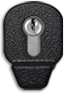 Finger pull in Antique Black