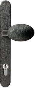 Lever pad handle in Antique Black