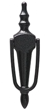 Slimline urn knocker in Antique Black