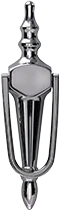 Slimline urn knocker in Chrome