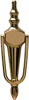 Slimline urn knocker in Gold