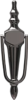 Slimline urn knocker in Graphite