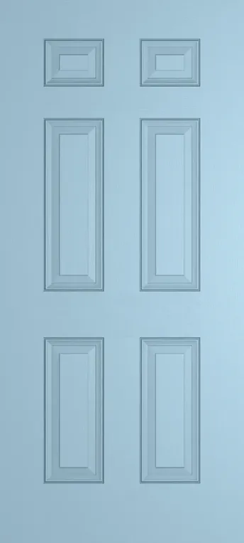 Athens composite door in Duck Egg Blue