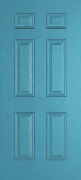 Athens composite door in Light Blue