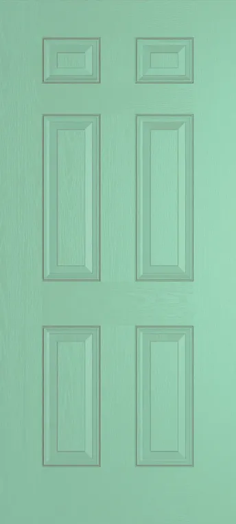 Athens composite door in Pastel Turquoise