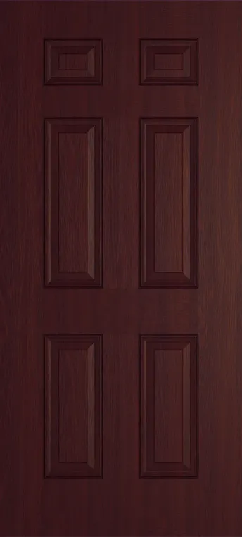 Athens composite door in Rosewood
