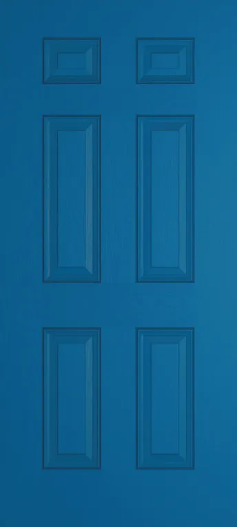 Athens composite door in Signal Blue
