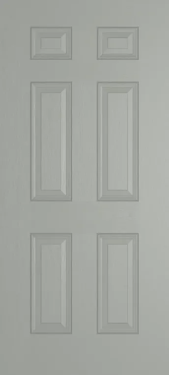 Athens composite door in Silver Grey