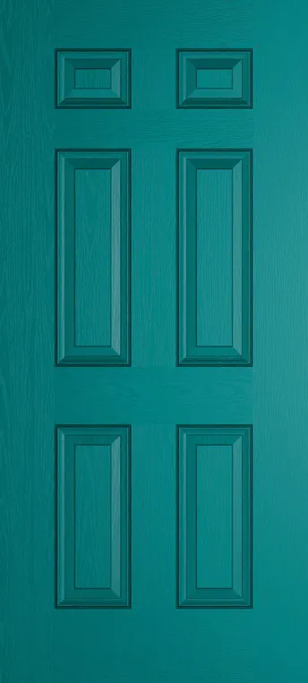 Athens composite door in Teal
