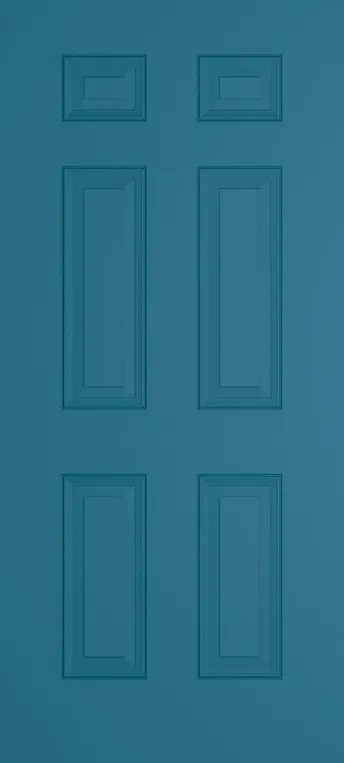 Athens composite door in Tranquil Blue