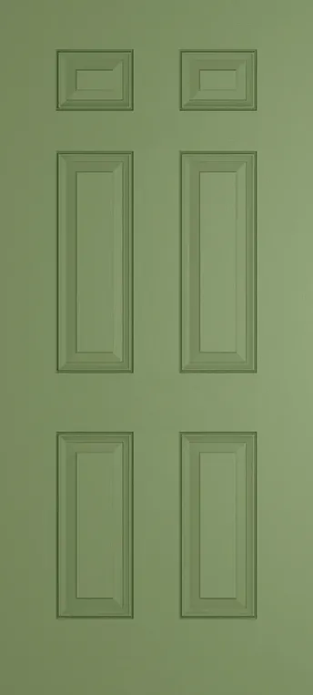Athens composite door in Woodland Green