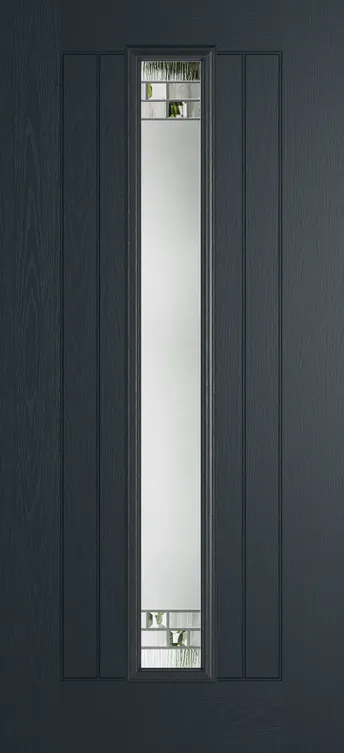 Genoa composite door in Anthracite Grey with Horizon glass