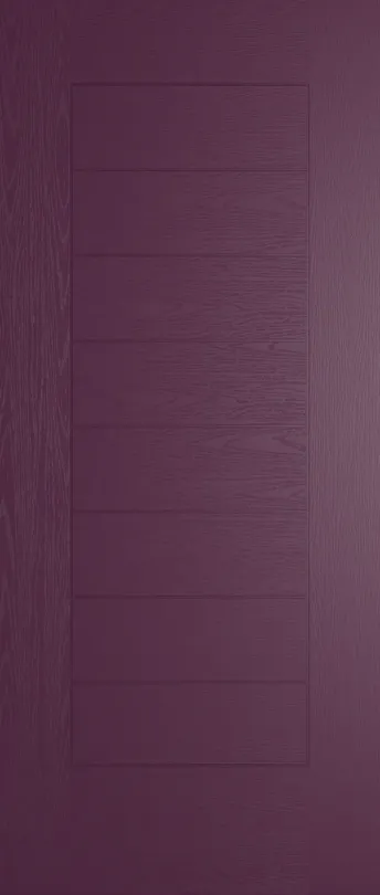 Lisbon composite door in Aubergine