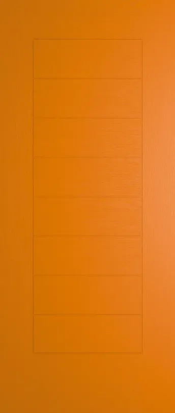 Lisbon composite door in Clementine