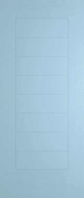 Lisbon composite door in Duck Egg Blue