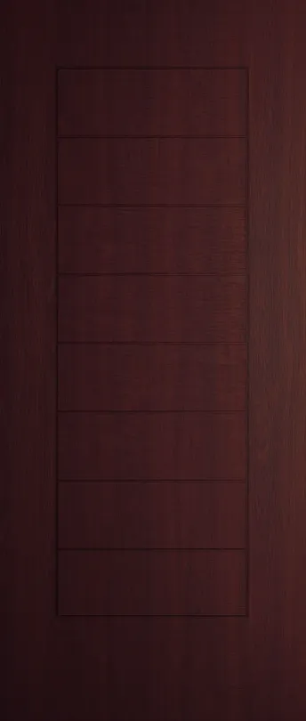 Lisbon composite door in Rosewood