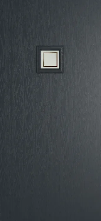 Marseille 1 composite door in Anthracite Grey with Victorian Border glass