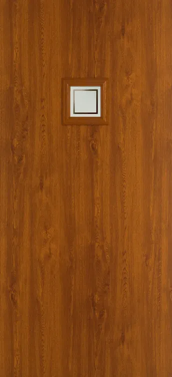 Marseille 1 composite door in Light Oak with Victorian Border glass
