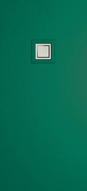 Marseille 1 composite door in Opal Green with Victorian Border glass