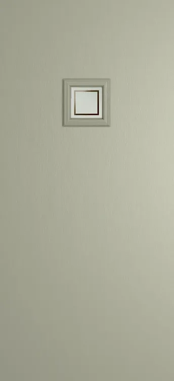 Marseille 1 composite door in Pebble Grey with Victorian Border glass