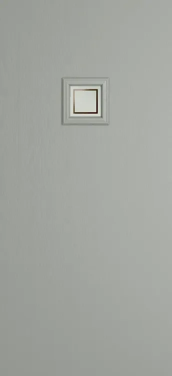 Marseille 1 composite door in Silver Grey with Victorian Border glass
