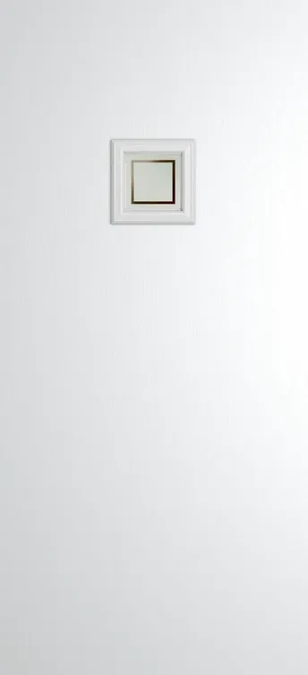 Marseille 1 composite door in White with Victorian Border glass