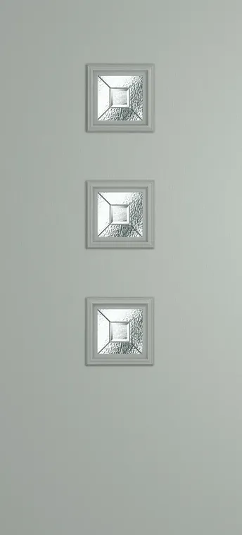 Marseille 3 composite door in Agate Grey with Simplicity glass