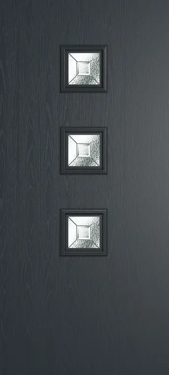 Marseille 3 composite door in Anthracite Grey with Simplicity glass