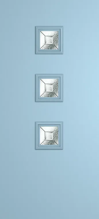 Marseille 3 composite door in Duck Egg Blue with Simplicity glass