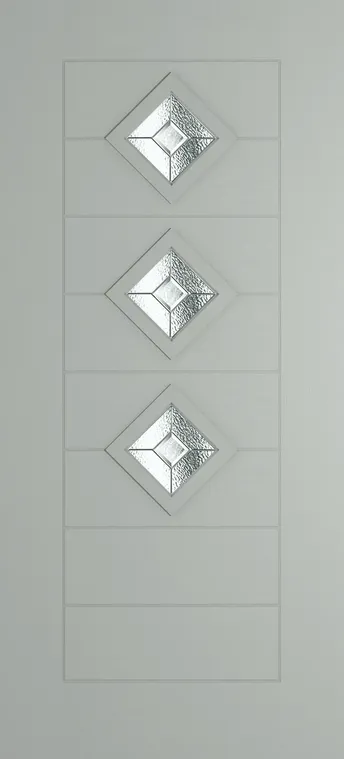 Palma 3 composite door in Agate Grey with Simplicity glass