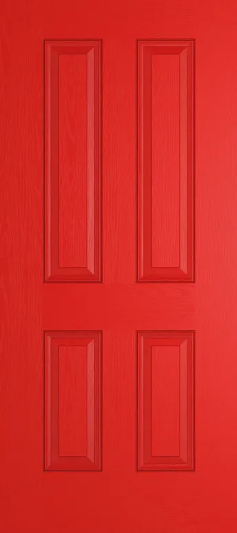 Rome composite door in Candy Red