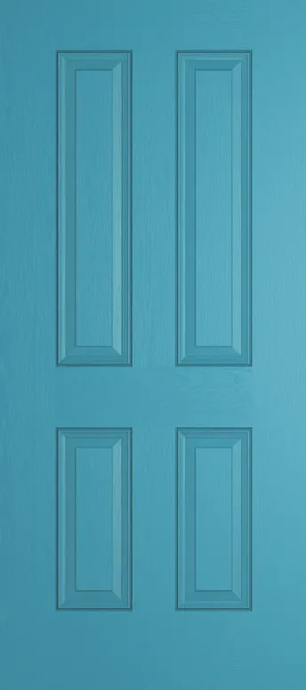 Rome composite door in Light Blue