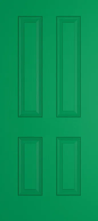 Rome composite door in Signal Green