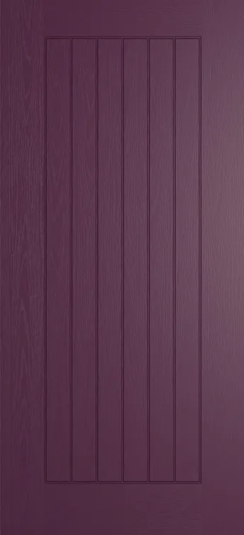 Turin composite door in Aubergine