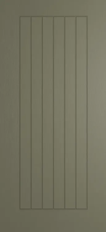 Turin composite door in Olive Grey
