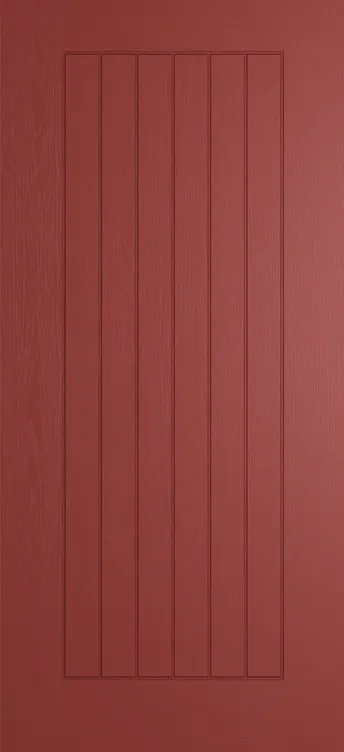 Turin composite door in Red