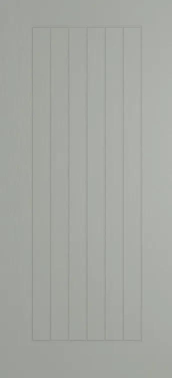 Turin composite door in Silver Grey
