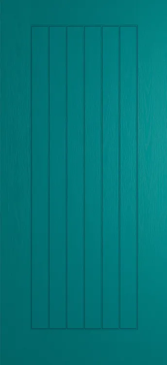 Turin composite door in Teal