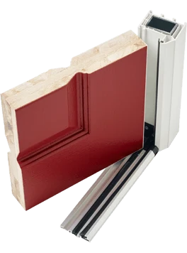 Cutaway of a Diamond timber core composite door