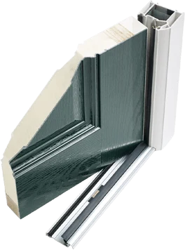 Cutaway of a Sapphire foam core composite door