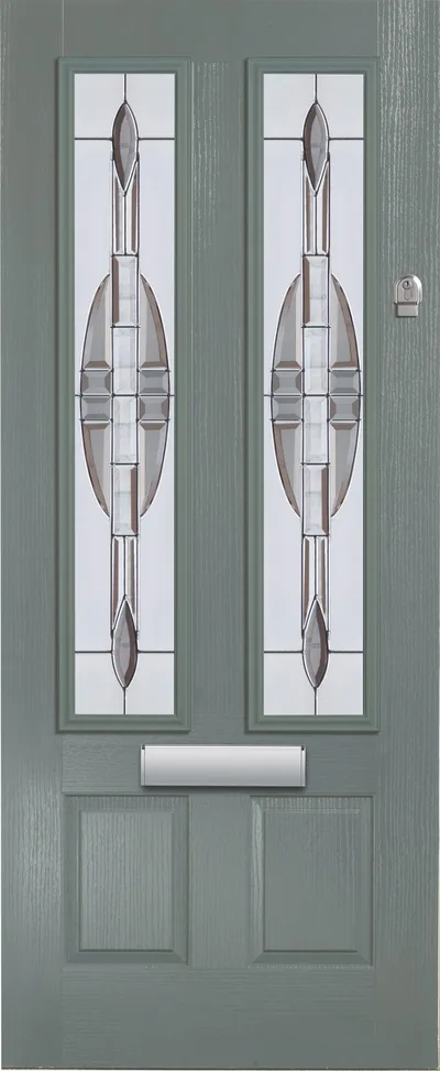 Equinox composite door in Shadow with Reflections glass